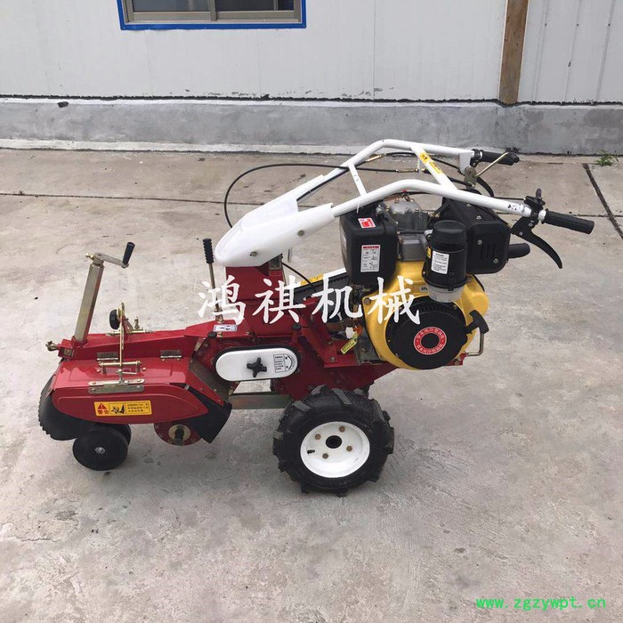 山药开沟施肥机多用型果园翻土犁地机 手扶开沟培土机图8