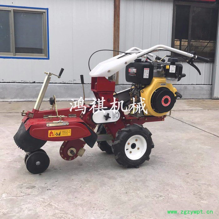 山药开沟施肥机多用型果园翻土犁地机 手扶开沟培土机图7