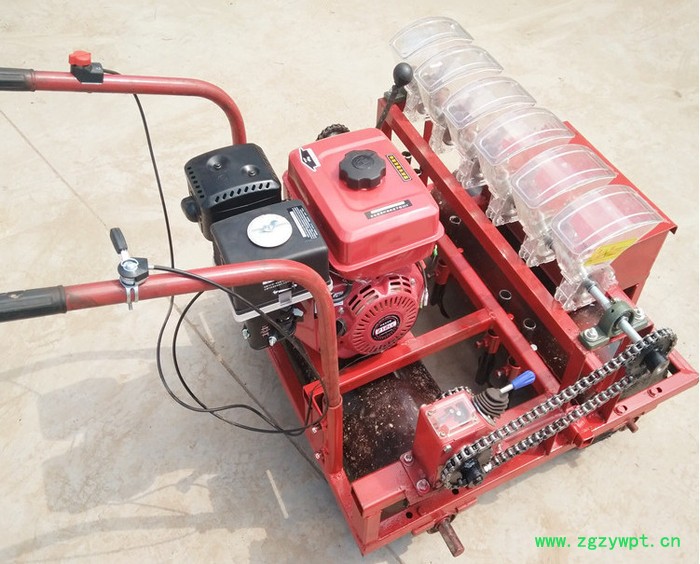 农康自走6行 自走式蔬菜播种机 汽油机蔬菜播种机 大型花卉药材点播机 手推蔬菜谷物精播机图3