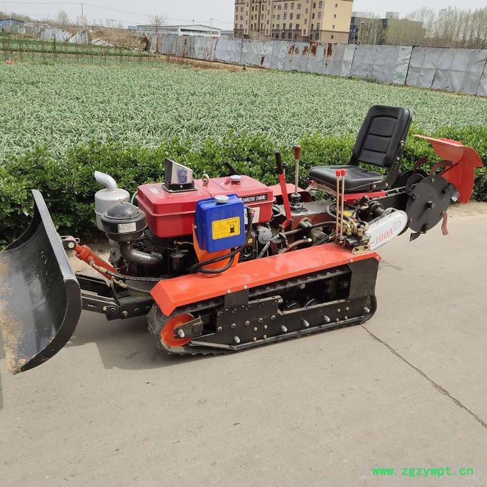 多功能履带打药施肥机 启航山丘开沟机 林园开沟施肥机图3
