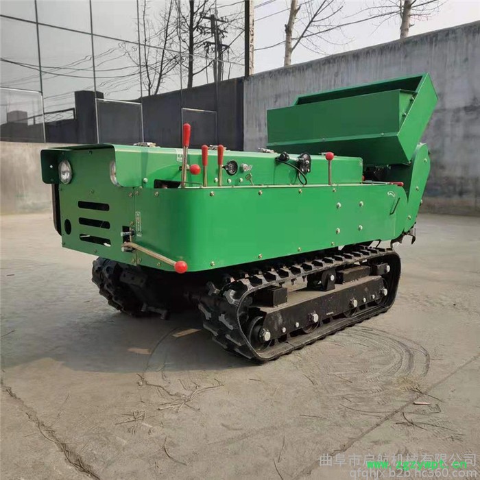 多功能履带打药施肥机 启航山丘开沟机 林园开沟施肥机图4