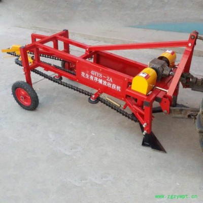 新型花生收获机 拖拉机带的平地起垄机 两用花生药材收割机抖土干净