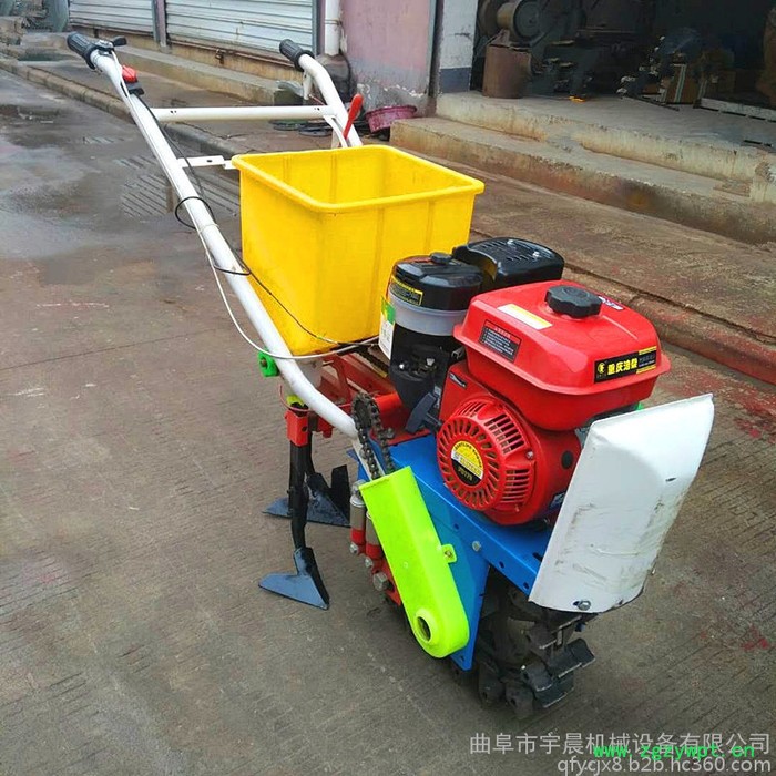 蔬菜药材播种机 多功能手推耕耘机 链轨式汽油播种机图4