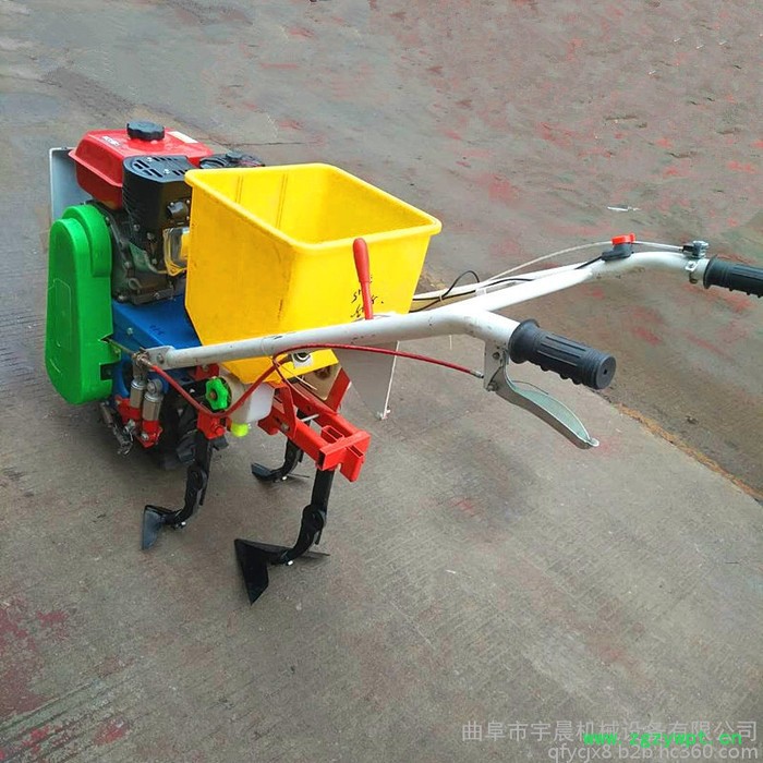 蔬菜药材播种机 多功能手推耕耘机 链轨式汽油播种机图8