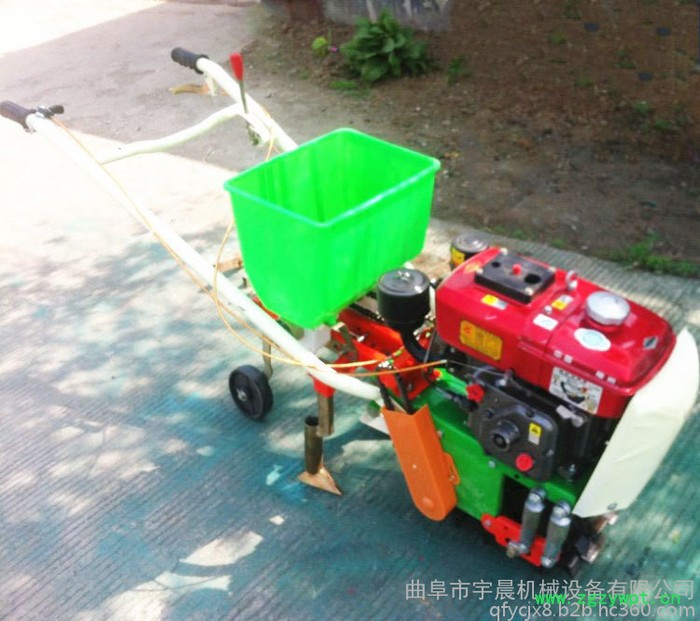 蔬菜药材播种机 多功能手推耕耘机 链轨式汽油播种机图3