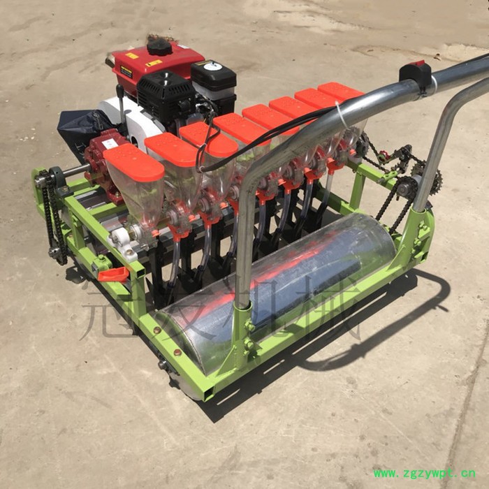 大葱播种机 冠发防风药材收获机 手推式蔬菜播种机图2