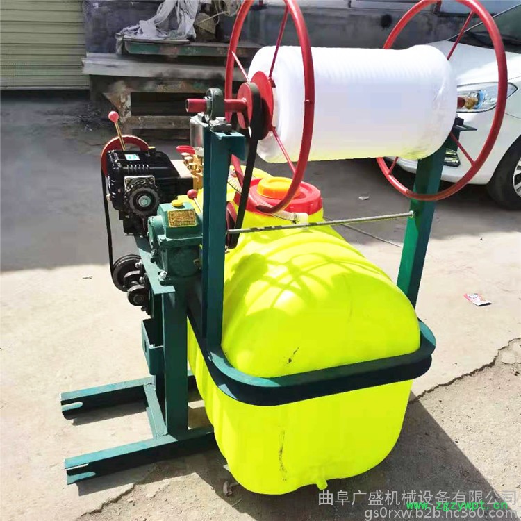 广盛  拖拉机打药机 药材四轮后悬挂喷雾器 园林喷药机 自动卷管喷药机