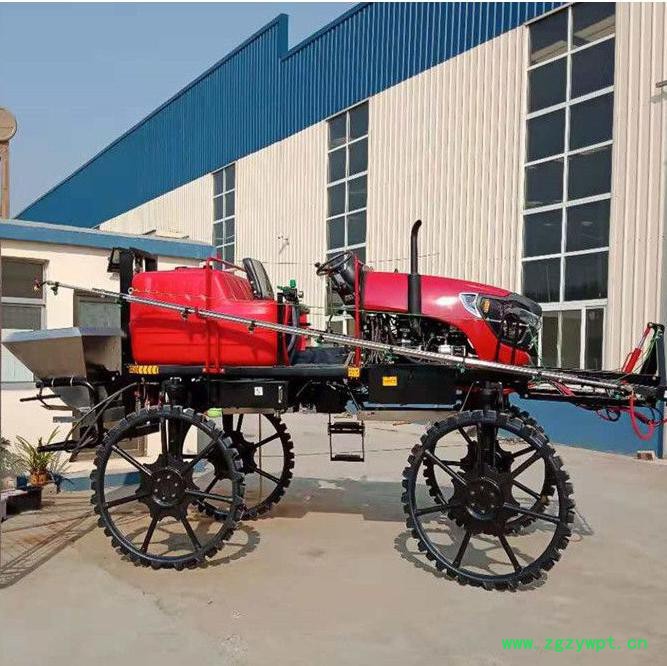 科博河南自走式打药施肥机厂家 水稻自走式施肥打药机图2