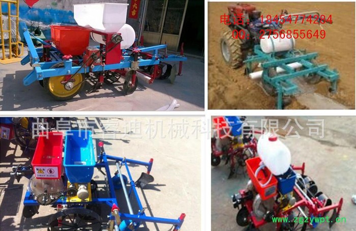 三行玉米点播施肥机 宜章县土豆喷药覆膜机 双行汽油播种机图3