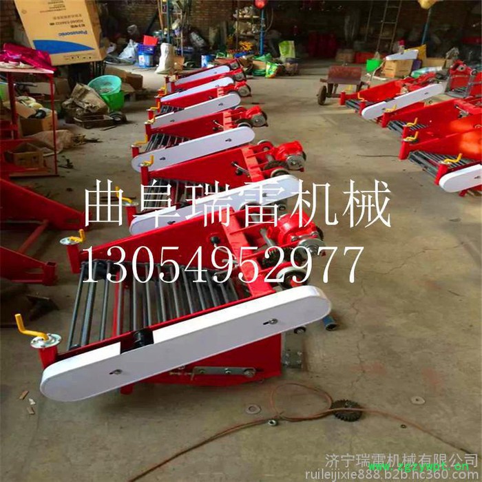 晋江瑞雷牌茯苓香附子药材深挖可调节挖掘机土豆收获机图7