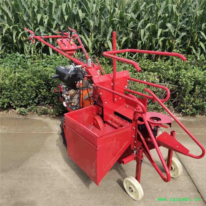 佳鑫机械 农用灵活玉米收获机 多功能药材割晒机 单行拖拉机收获机收割机图3