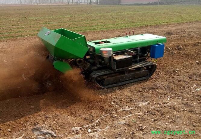 山药开沟施肥机 履带式开沟施肥机 全自动果园开沟施肥机图3