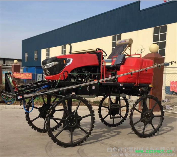 厂家水旱两用打药机 中药材草药杀虫打药机 宇晨大型自动四驱喷药机 旱田打药机图3