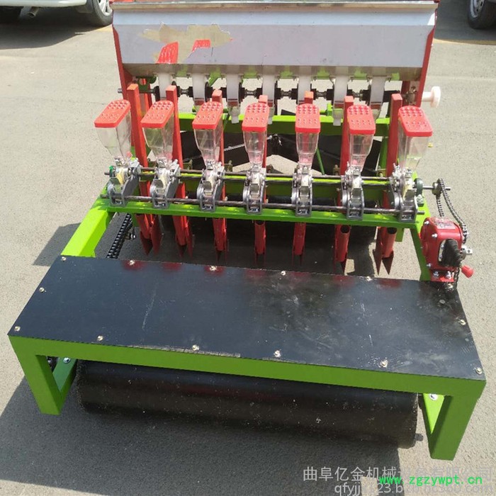 忆金YJ-14 拖拉机悬挂蔬菜播种机 6档可调速双排洋葱播种机 14行防风药材精密播种机图2