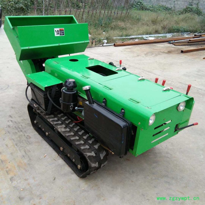 履带式开沟施肥旋耕打药一体机 低矮果园开沟施肥机 启硕机械大棚旋耕机图3