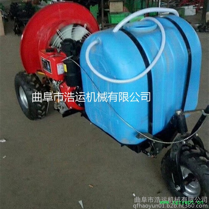 曲阜浩运 风送式打药机价格 汽油400升自走式药材茶园打药机 葡萄打药机图4