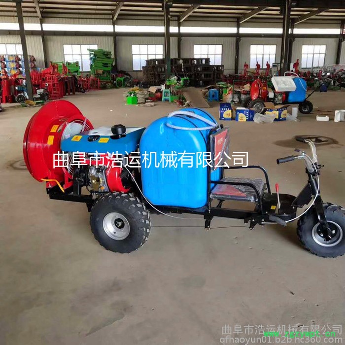 曲阜浩运 风送式打药机价格 汽油400升自走式药材茶园打药机 葡萄打药机图5