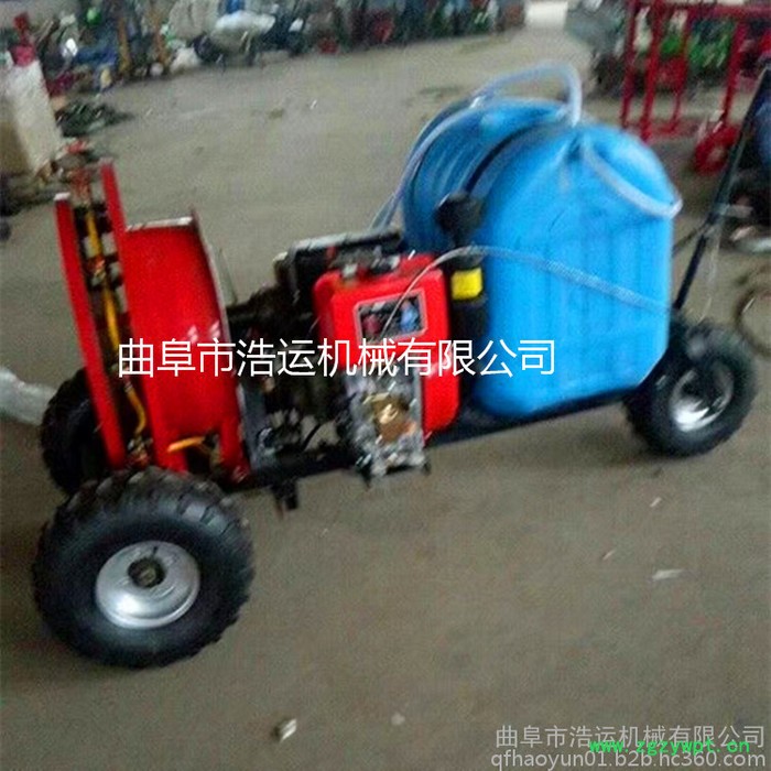 曲阜浩运 风送式打药机价格 汽油400升自走式药材茶园打药机 葡萄打药机图3