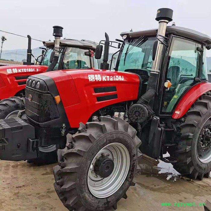 凯特2104大马力轮式拖拉机 16+16梭式换挡 微爬档可带拌合机 药材收获机 大型农用拖拉机图3