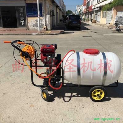 拉管式喷雾打药机 300升雾化打药车 药材杀虫打药机