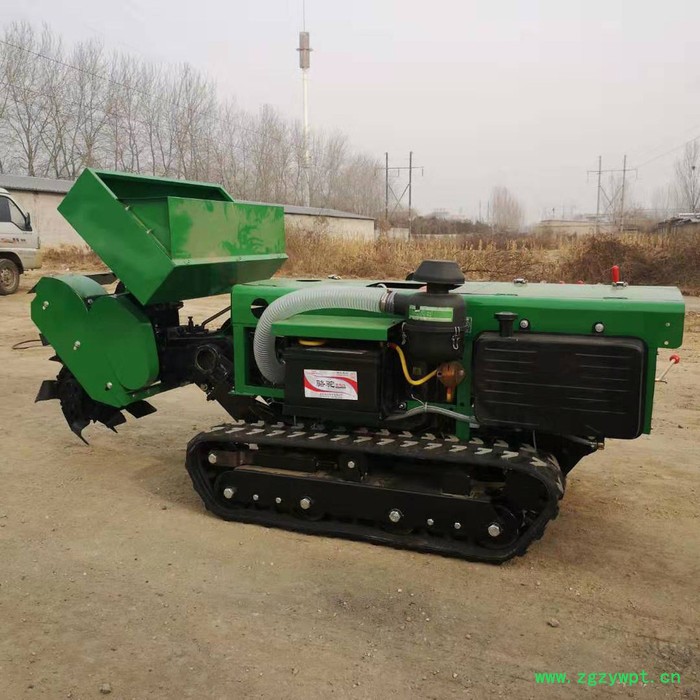 启航 多功能田园打药施肥机 履带旋耕回填机 多功能除草开沟机图4