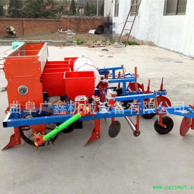 药材基地覆膜机价格 玉米大豆播种机 喷药播种覆膜设备