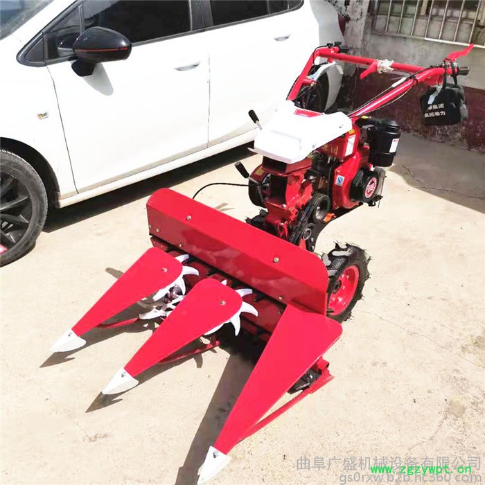 广盛   轻巧辣椒割晒机 黄豆药材收获机 柴油动力割晒机 前置式手扶割倒机图7