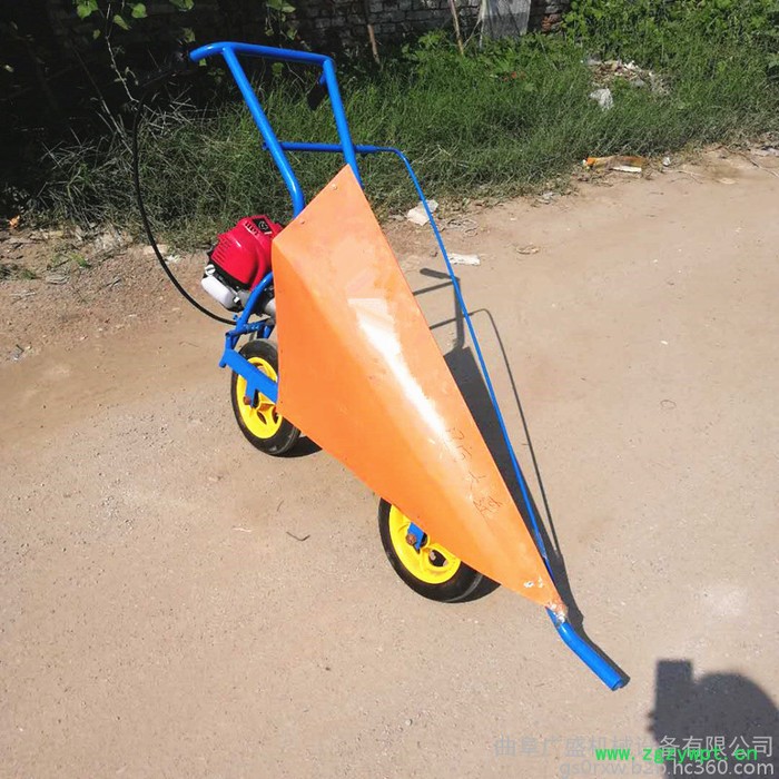 广盛   轻巧辣椒割晒机 黄豆药材收获机 柴油动力割晒机 前置式手扶割倒机图5