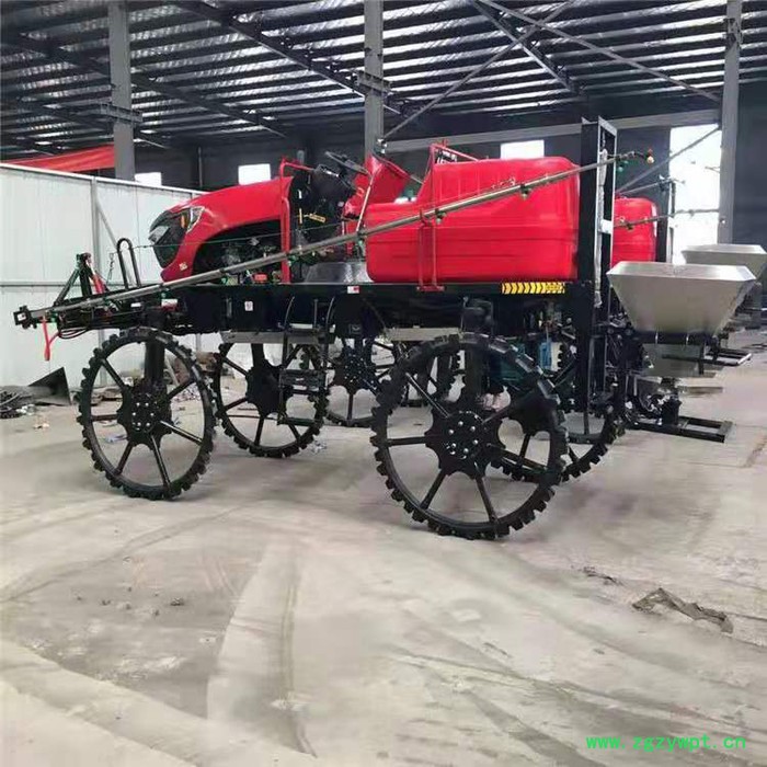 自走式喷药撒肥机 宇晨耗能低打药施肥机 四轮后悬挂式打药车图6