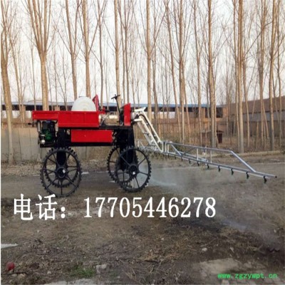 小麦玉米喷药机 四轮自走式打药机 可灌溉喷雾器 蔬菜药材喷药机