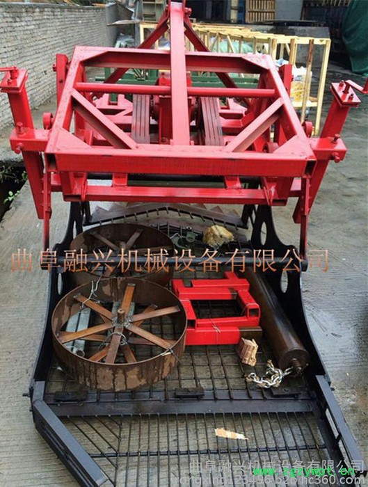 曲阜药材挖掘机价格 中草药收获机厂家电话 定做药材挖药机图2