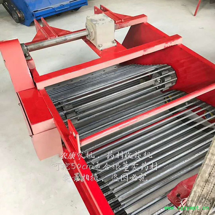 农康1.1米生产拖拉机大蒜收获机 多功能药材大蒜收获机自动铺放大蒜收获机图3