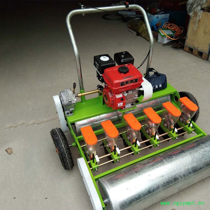 低价直销1到6行蔬菜播种机 大棚人力手推花卉播种机 各种根茎药材点播机图7