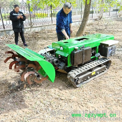 可配备打药功能的履带开沟机 单独开沟施土杂肥机 自走式耕整施肥机