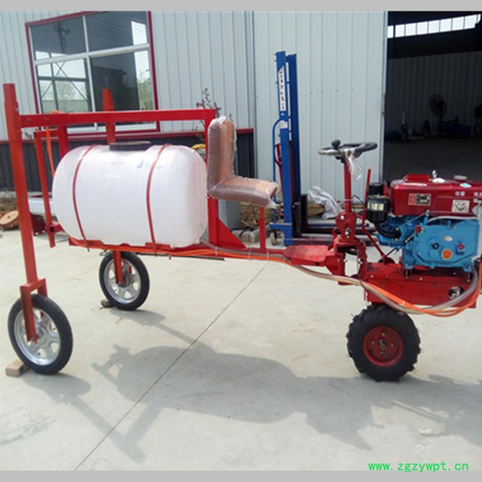 杠杆式四轮打药机 药材类除虫用打药机 宇佳手推式高压打药车图5
