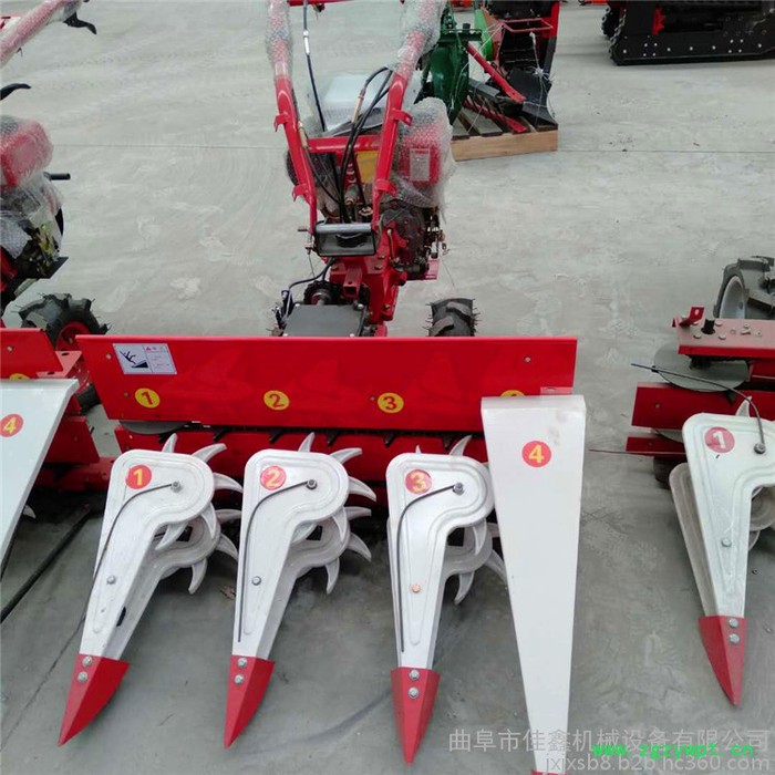 佳鑫机械 小型麦秸秆收割机 柴油手扶中药材收割机 四轮前置艾草收割机厂家图3