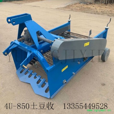 地瓜土豆大蒜收割机 四轮拖拉机带的收获机 洋芋药材挖掘机价格 收药材的机器价格 2
