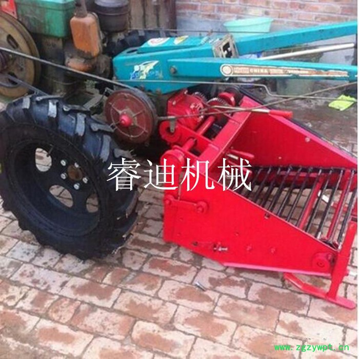 青岛药材收获机 小型红薯收获机 手扶车红薯收获机图6