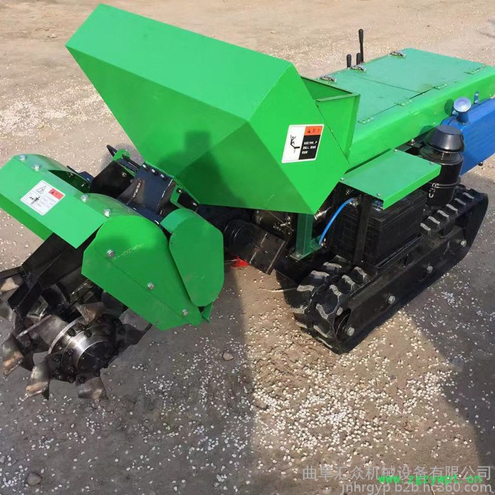 山药链条拖拉机开沟机台州电动施肥机 批发开沟施肥图4