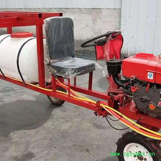 山东小麦自走式打药机，新型四轮打药施肥机，水稻田专用打药机图4