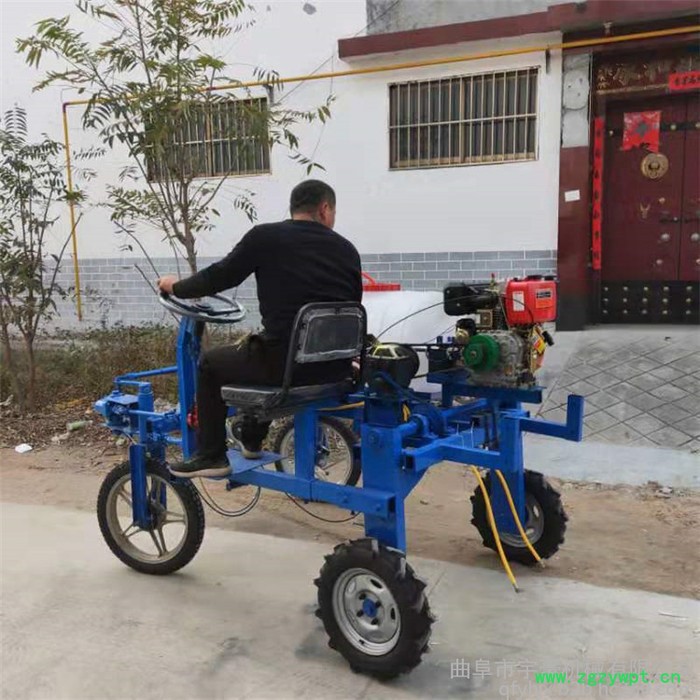 三轮打药车 自走式药材打药机 四轮自走式柴油打药车 价格图7