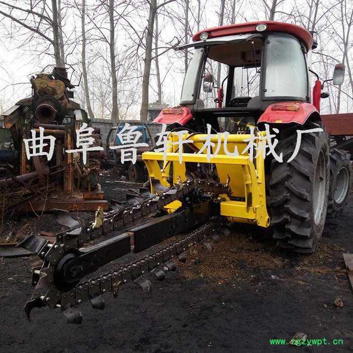 厂家加工开沟机 链条开沟机 拖拉机开沟机 山药开沟机图3