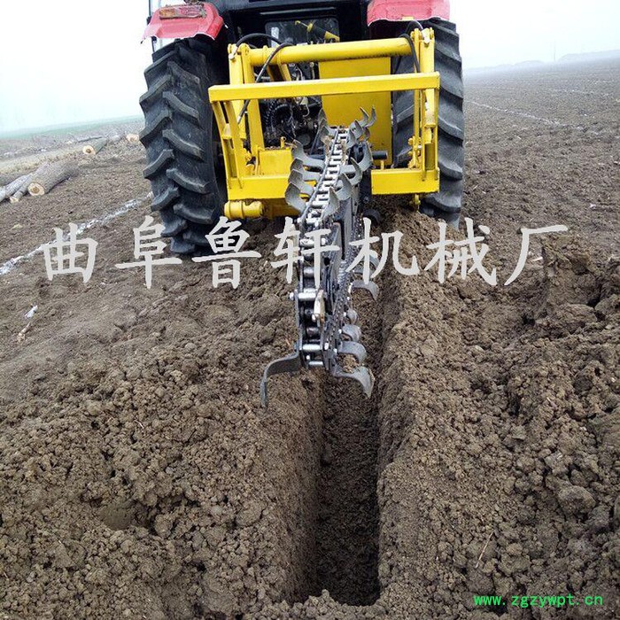 厂家加工开沟机 链条开沟机 拖拉机开沟机 山药开沟机图2