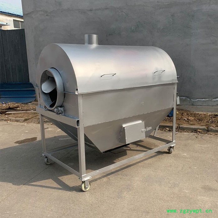 宏博 药材炒药机 大型燃煤木柴环保型炒货机 炒豆子机图5