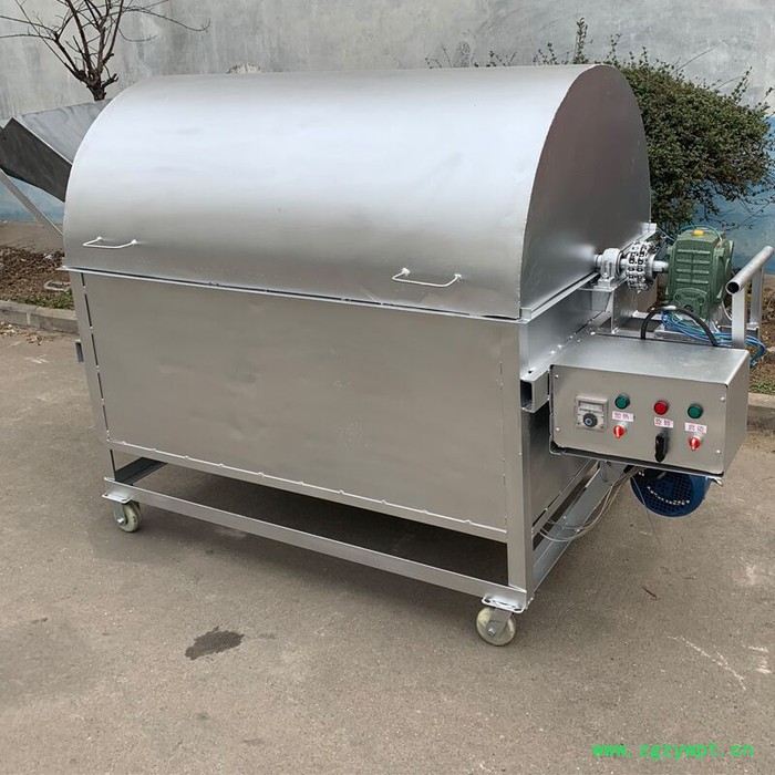 宏博 药材炒药机 大型燃煤木柴环保型炒货机 炒豆子机图3