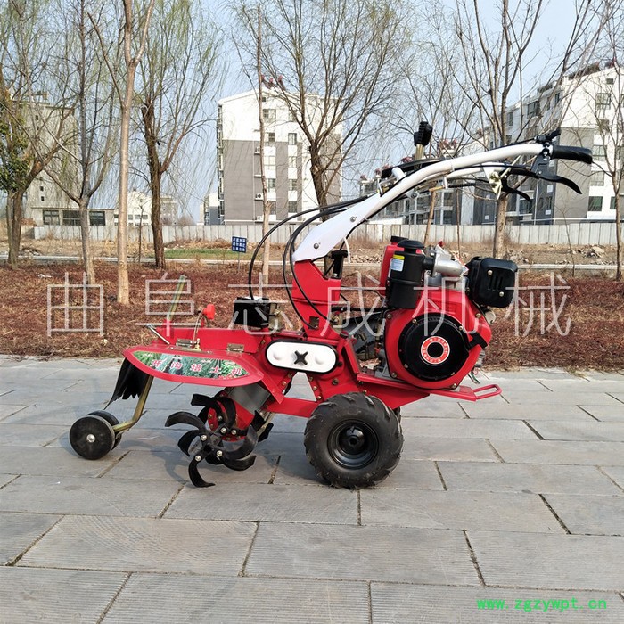 8马力电启动柴油开沟机 山药种植培土开沟机 自走式农用开沟机图3