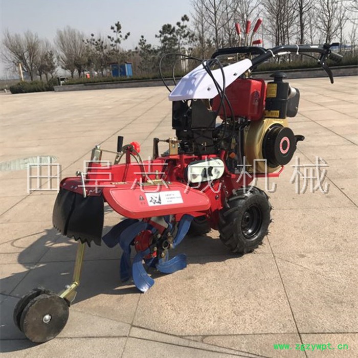 8马力电启动柴油开沟机 山药种植培土开沟机 自走式农用开沟机图8
