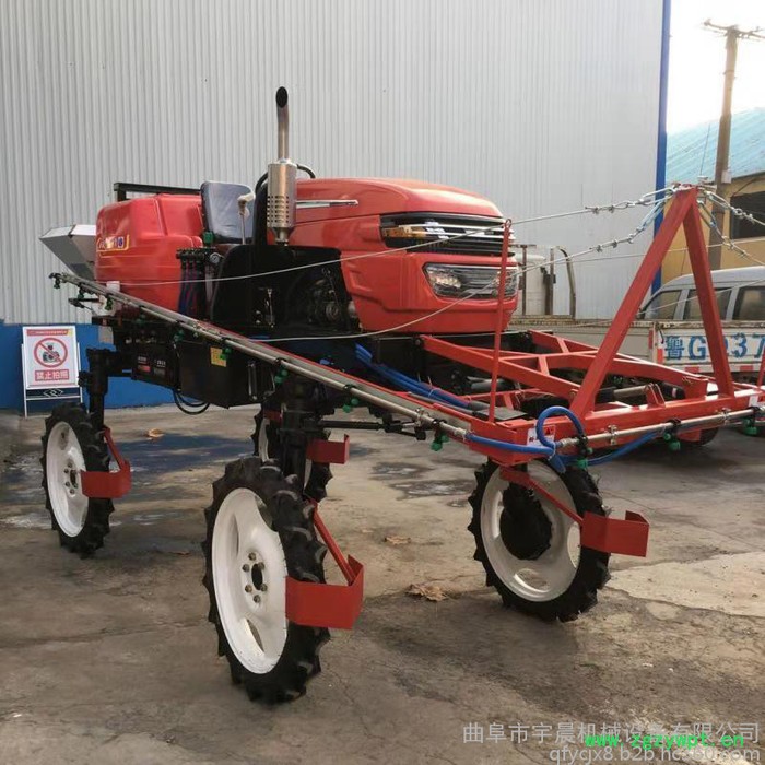 四轮驱动四驱转向喷药车水稻农田四轮打药施肥机多功能打药车图5