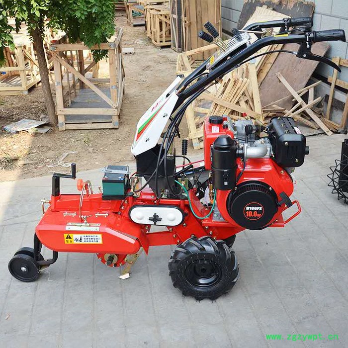 山药开沟培土机 30公分开沟扶垄机 把手调节耕地机图6