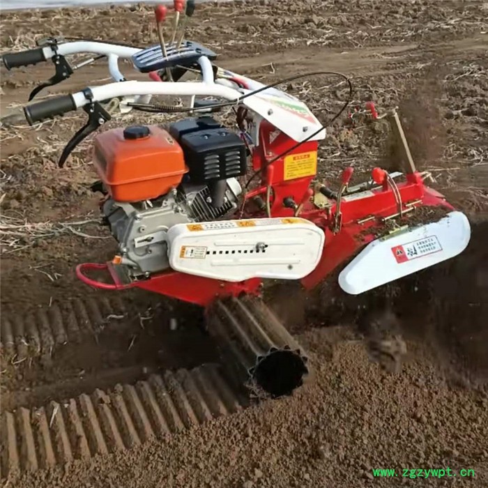 山药开沟培土机 30公分开沟扶垄机 把手调节耕地机图2